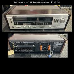 Technics SA-225 Stereo Receiver  $149.00