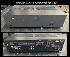 NAD 2140 Stereo Power Amplifier  $199.00