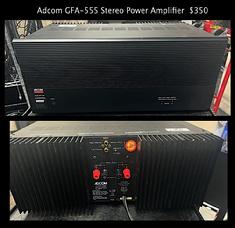 Adcom GFA-555 Stereo Power Amplifier  $350